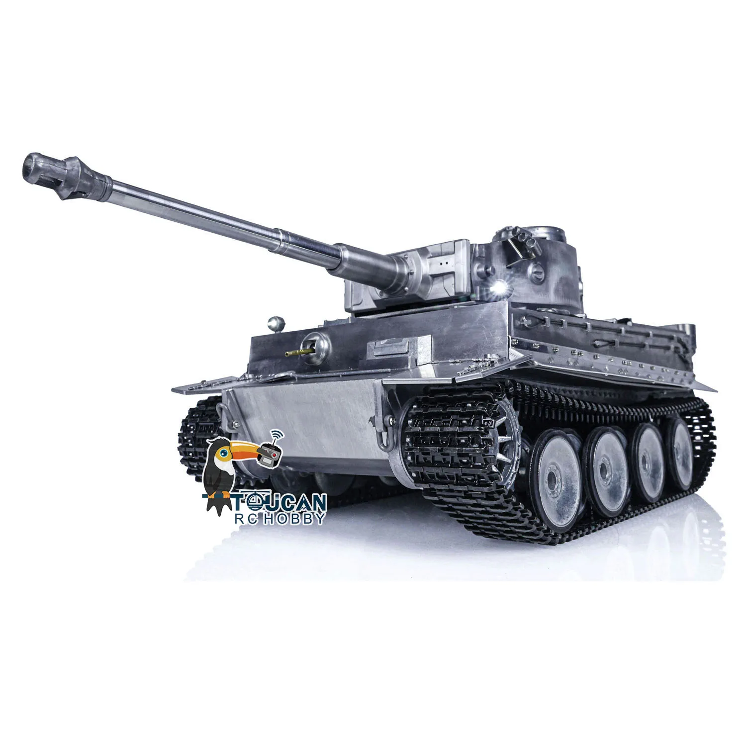 Mato Metal alemão Tiger I Panzer Veículos Brinquedos para Meninos, RTR RC Tank, Infravermelho Recoil Barril, Acabado Rádio Controle, 1/16, 1220