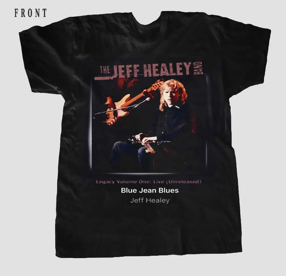 

New Popular The Jeff Healey Band Gift For Fan Black S-2345XL T-Shirt TMB1159