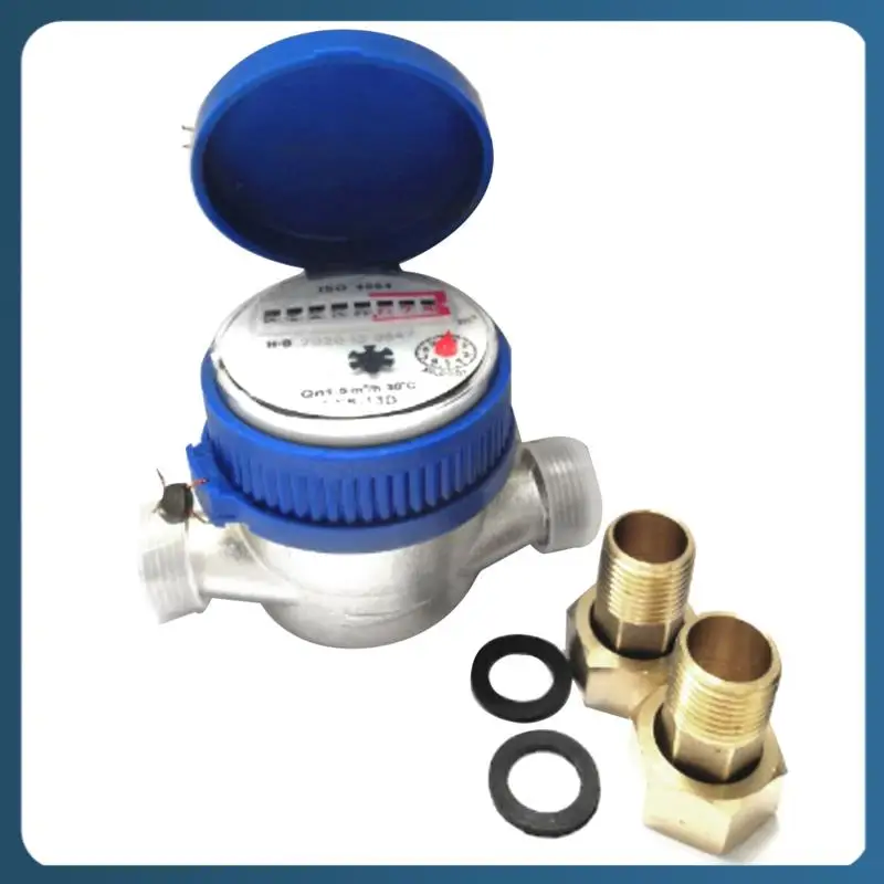 

AB02 Garden Use Flow Water Meter Water Clock Garden Calibrated Brass Water Meter Single Jet Water Meter Dry Cold Water Meter