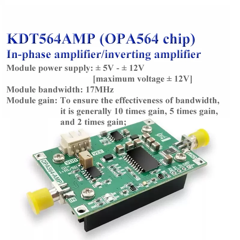Opa564 Driver Amplifier Piezoelectric Ceramic Driver 1.5a Current Buffer 1.3mhz Full Power Bandwidth