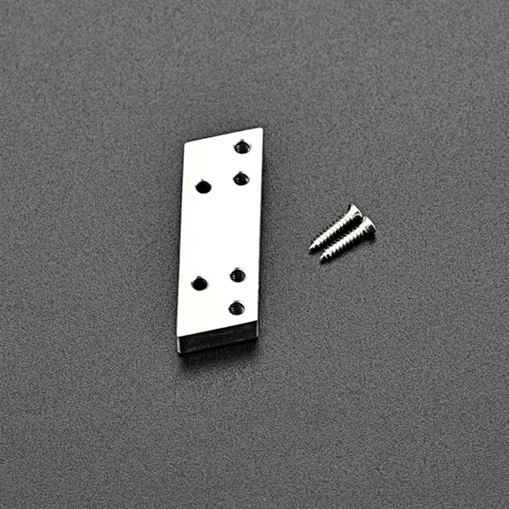

Headless String 42mm Zinc Locking Nut With Mounting Screws Alloy Guitar Parts Lightweight 6 String Locking Nut Screw Tilt Fit