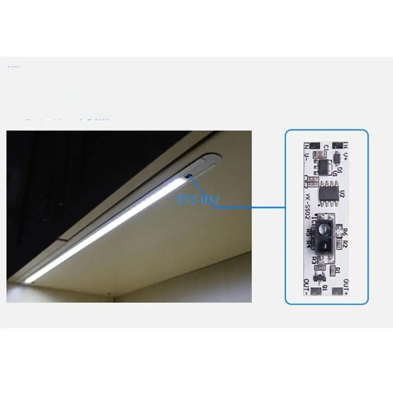 

E15A LED Lights ​Touch Switch for LED strip Lighting Cabinet Light Durable 12V 60W