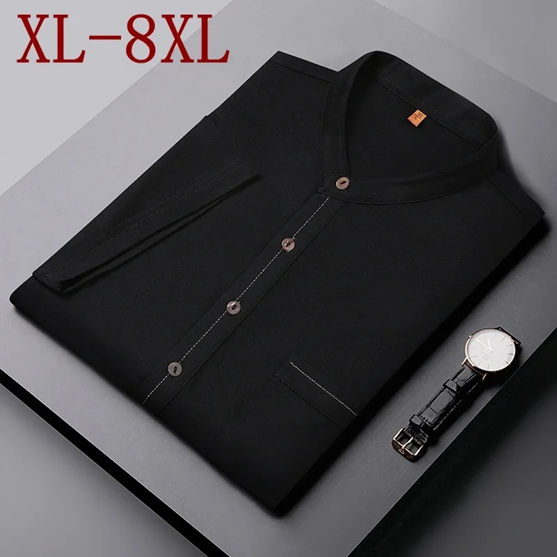 

7XL 6XL 8XL 2023 New Summer Oversized T Shirt For Men Short Sleeve Fashion Men's T-shirts With Pocket Loose Mens Clothing