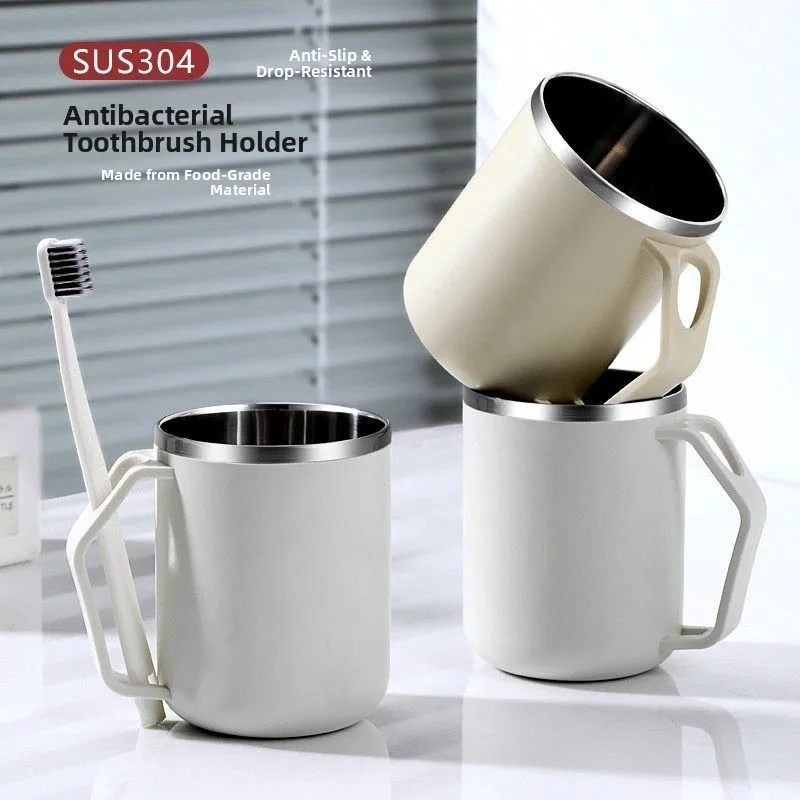 

Детская чашка для полоскания рта из нержавеющей стали 304, антибактериальная, новая модель 2026 года, с высоким уровнем эстетики