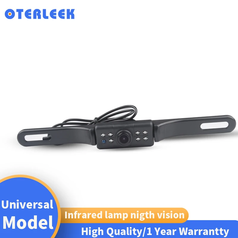 Проводная универсальная камера с номерным знаком и светодиодной камерой заднего вида ночного видения