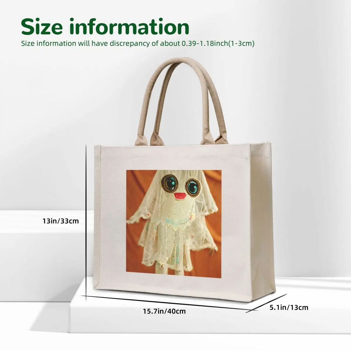 Ghost of Pumpkin Spices Past Tote Bag university shopper bag great bag Big Shopper