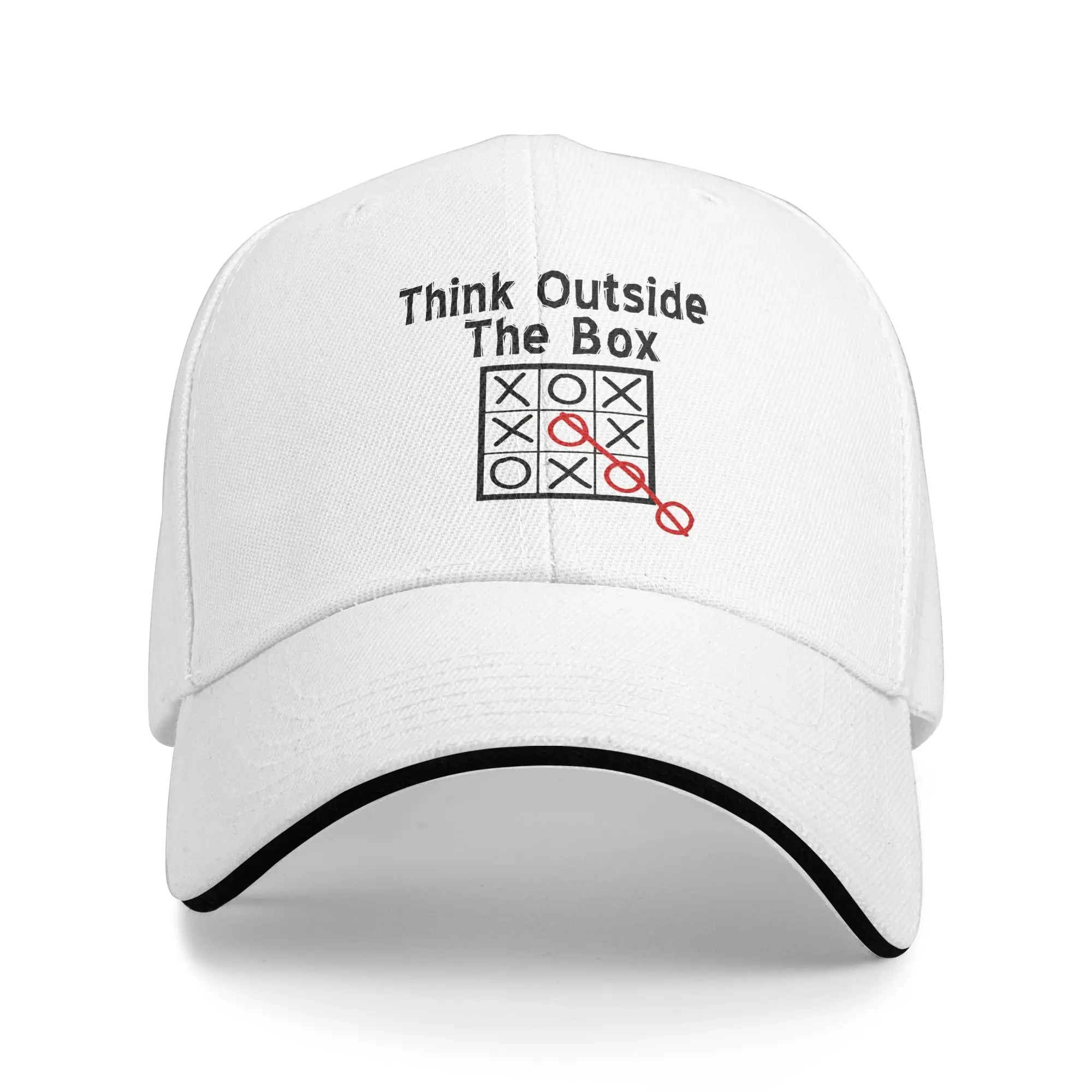 Game Think Outside the Box  Sandwich Hat Adult ,Hip-Hop,Baseball Caps  Hats Breathable Polyester Fishing Hat Autumn Hat