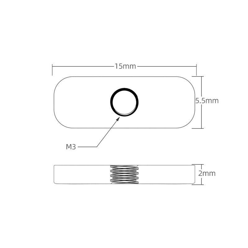 XL t-nakrętka X nakrętka paska Makerbeam XL typ nakrętki pasowe M3 t-nakrętka do DIY Voron V0 V0.1 3D część drukarki DIY projekt łączniki nakrętki śrubowe