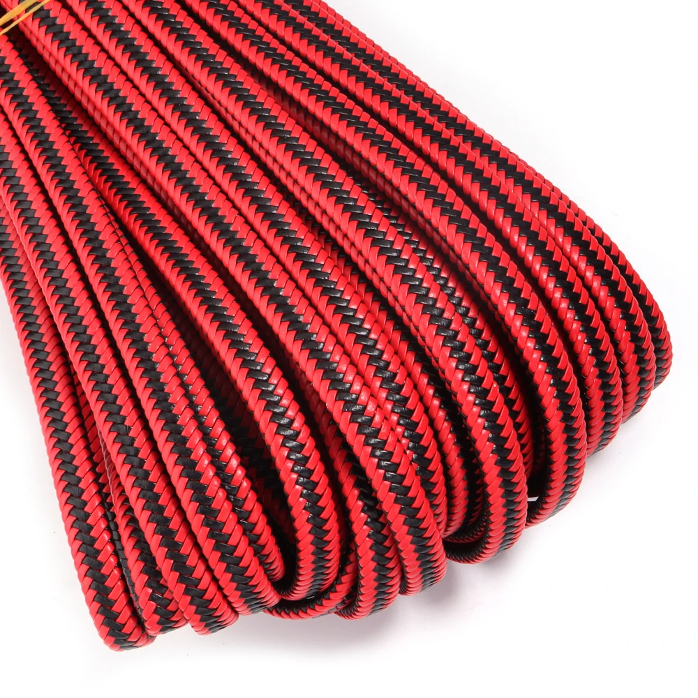 Genuine Cow Leather Braided Thong Cord for DIY Crafts