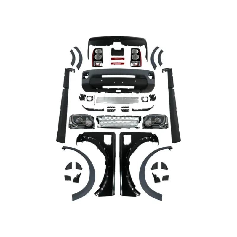 

Suitable 3 to 4 Body Kit, Including Front and Rear Bumpers, Skirts and Grille