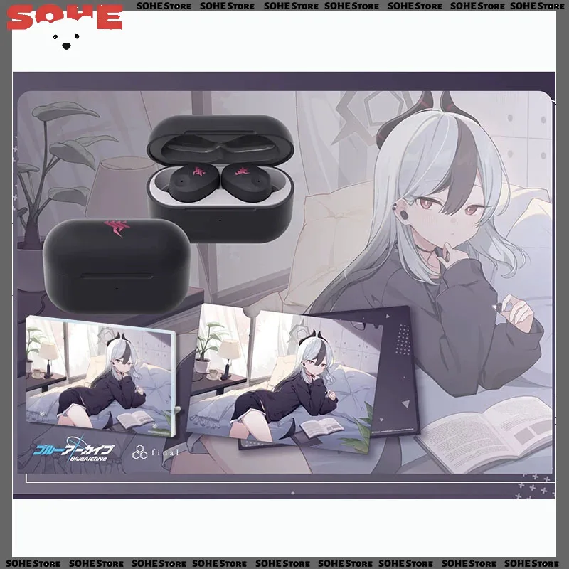 final & Blue Archive ZE300 Specialized Asmr Co Branded Bluetooth Earphones Music Game Accessories Wireless Earphones Gift Box