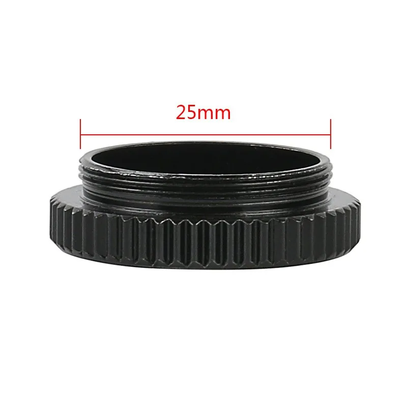 C-MOUNT 5mm Extension Tube Adapter C-CS Mount Adaptor Spacer Ring For CCTV Lens 2pcs