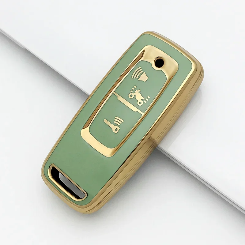 TPU 3 Button Motorcycle Key Case For Honda PCX160 VISION SH350 PCX 160 Remote Keys Cover Protector Holder Keychain Accessories