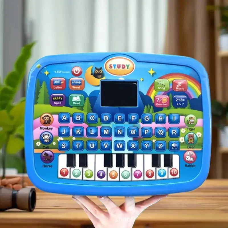 Brinquedo educativo iluminado de uma peça; Perfeito para presentes de Natal e aniversário, melhora as habilidades matemáticas e alfabetização para maiores de 3 anos