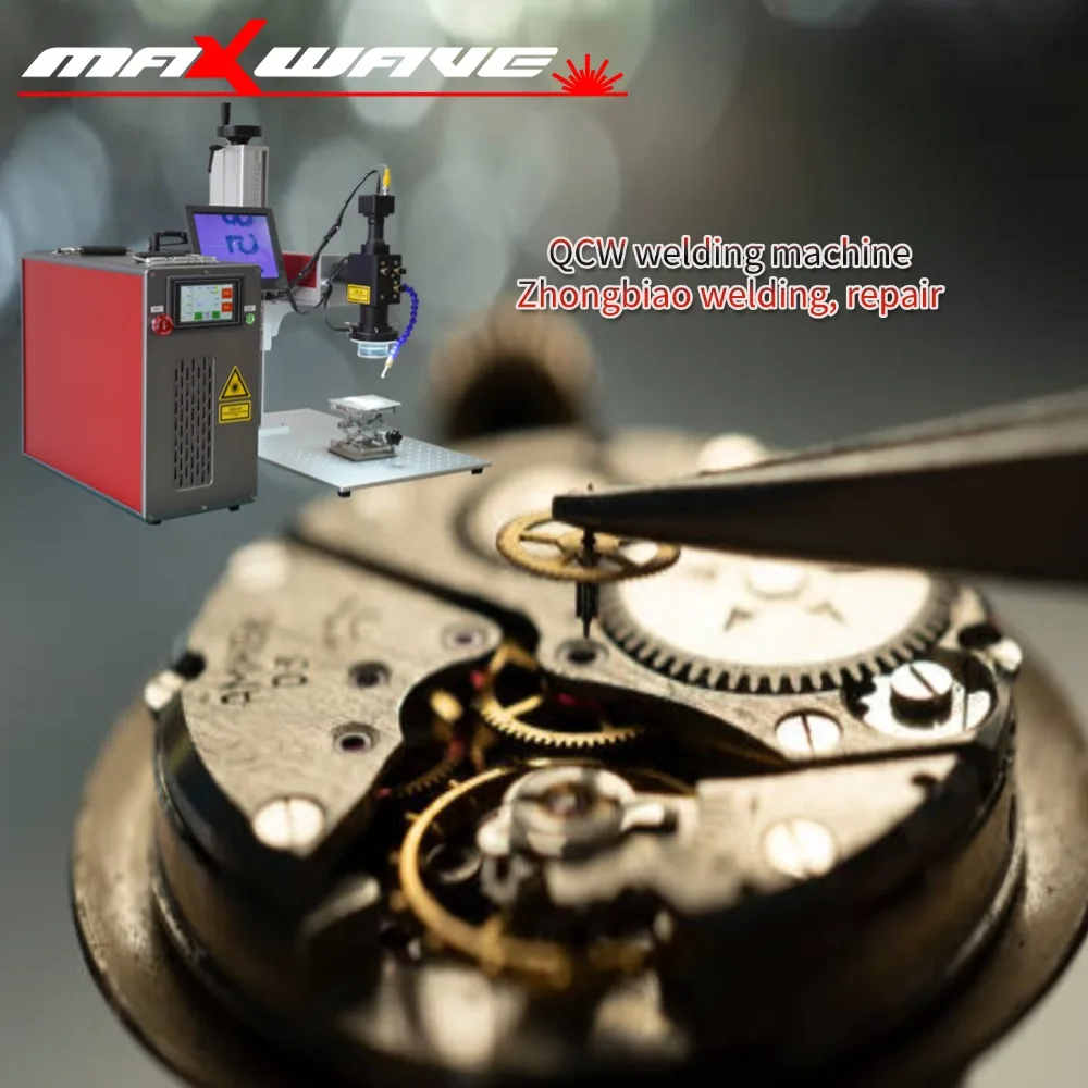 Fiber Laser Welding Machine Maxwave Professional Mold Welder 200W 300W 500W QCW Pulsed Fiber Lase