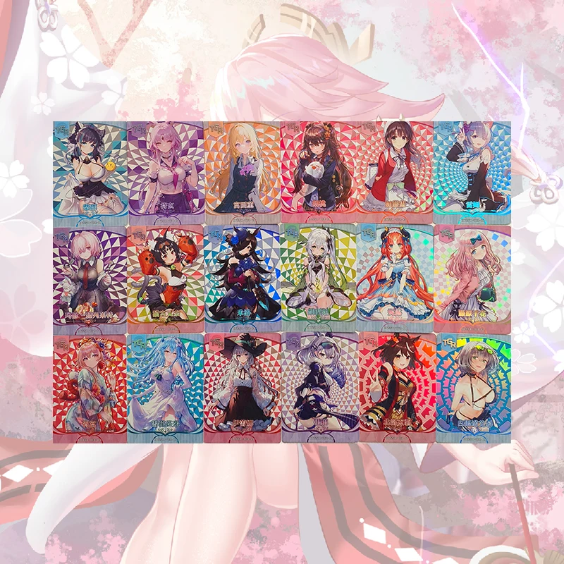 Anime Goddess Story Flower Girl SR TGR SSR ZR SP EX SGP PR Cards Emilia Tokisaki Kurumi Frieren Kitagawa Marin Collectible Cards - view 2