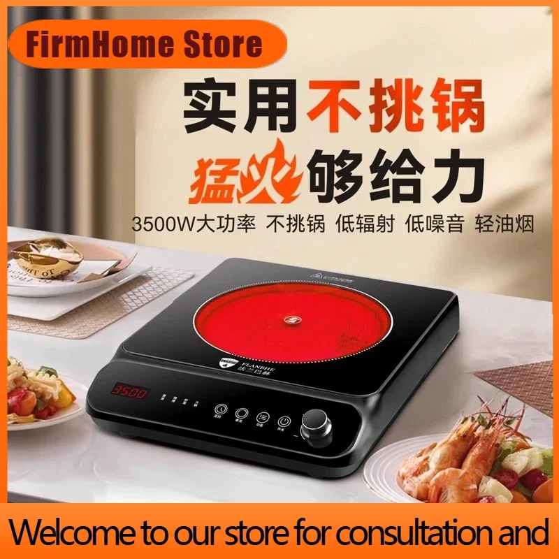 FirmHome Store3500W Titanium Electric Ceramic Stove , And The Fire Does Not Pick The Pot. Intelligent Frequency Conversion Energ