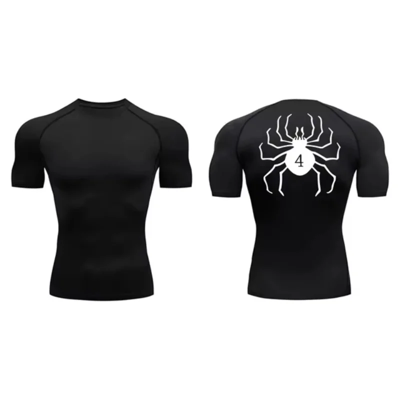 Jin Woo Compression Shirt Compression Gym Sung Jin Woo Solo Leveling Anime Muscleshirt Sportwear Igris Levelup Gym Cloths image 3
