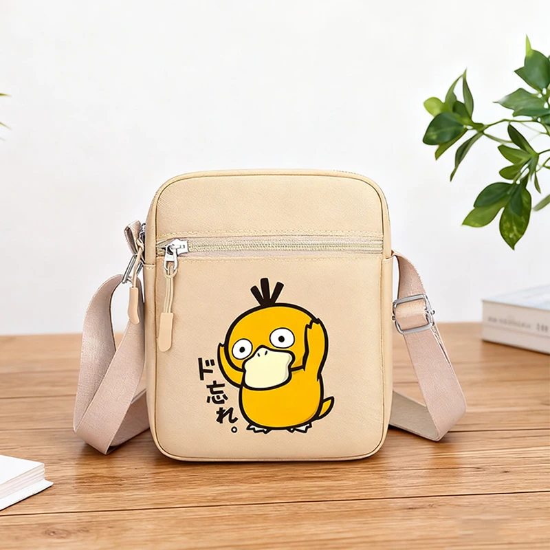 

New Pokemons Shoulder Bag Pikachu Cartoon Anime Crossbody Bags Boy Girl Large Capacity Travel Handbags Storage Bag Birthday Gift