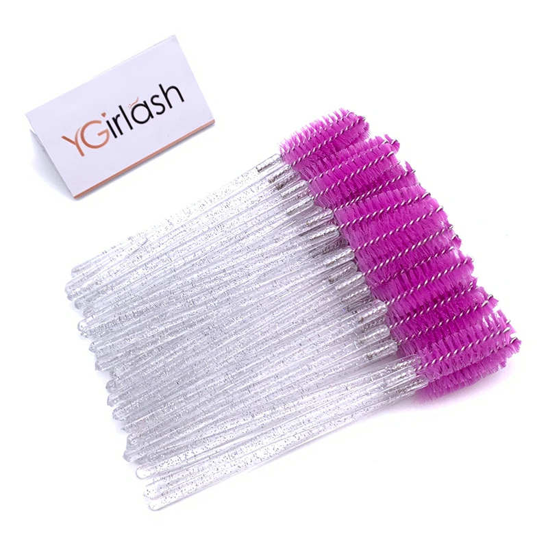 50PCS/Pack Lash Brush Disposable Mascara Wands Eyelash Extension Microbrush Eyebrow Applicator Makeup Brushes Tools