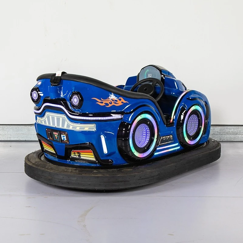 Adult parent-child double 360 degree rotating luminous electric network interface card Ding bumper car drift playground