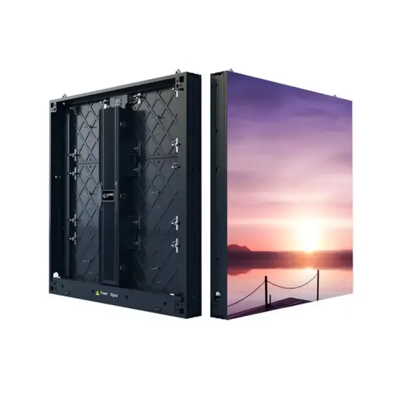 P6.667 Ultra Thin Outdoor Fixed LED Display 97mm Front Service Building Advertising Screen
