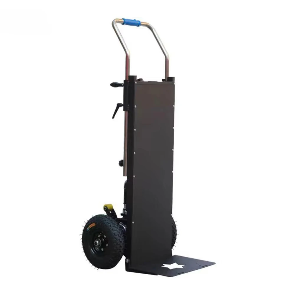 A new type of large-load stainless steel inflatable wheel trolley for household restaurants to climb stairs