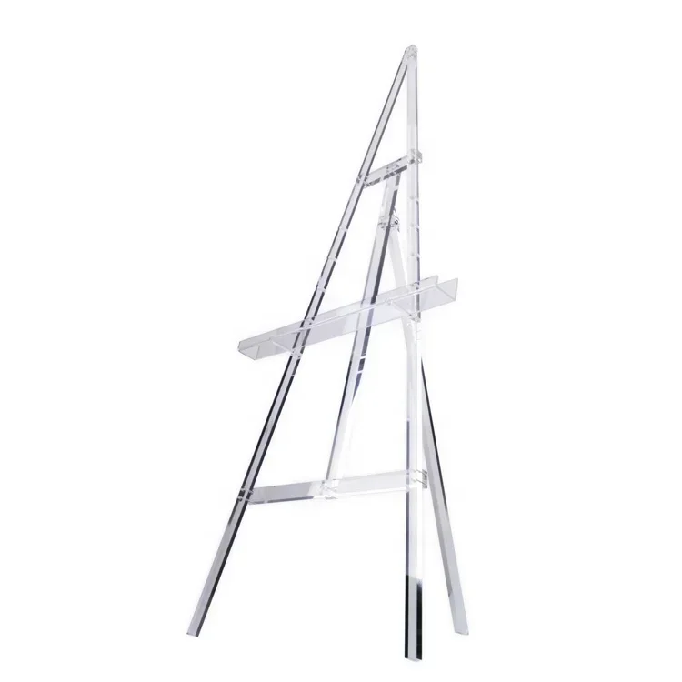 Easel Acrylic Easel Stands Acrylic Artist For Wedding Paintings Poster Display Tripod Easel