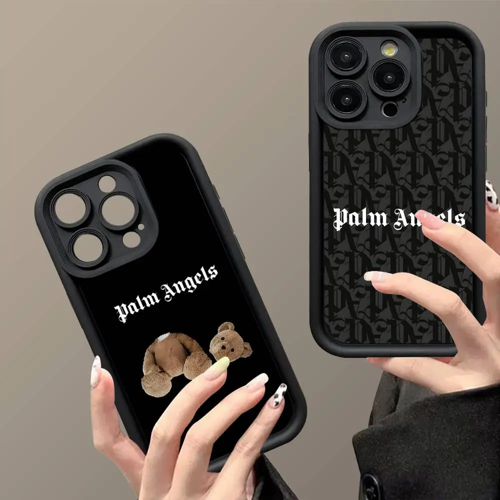 Funda Trasera Antigolpes Tipo Caramelo Palm A-angels para iPhone 17 15 13 12 11 14 Pro Max X XR XS 16 Plus