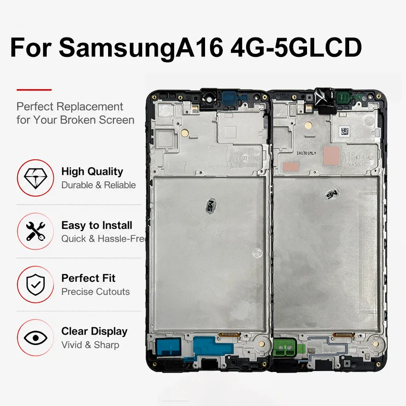 6.7" OLED For Samsung Galaxy A16 4G LCD SM-A165F Display Touch Screen Digitizer For Galaxy A16 5G LCD SM-A166B TFT Replace Parts image 6