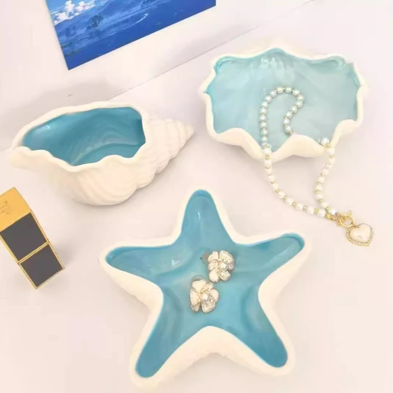

Creative Jewelry Tray Personality Starfish Home Fashion Living Room Nordic Large Ceramic Ashtray