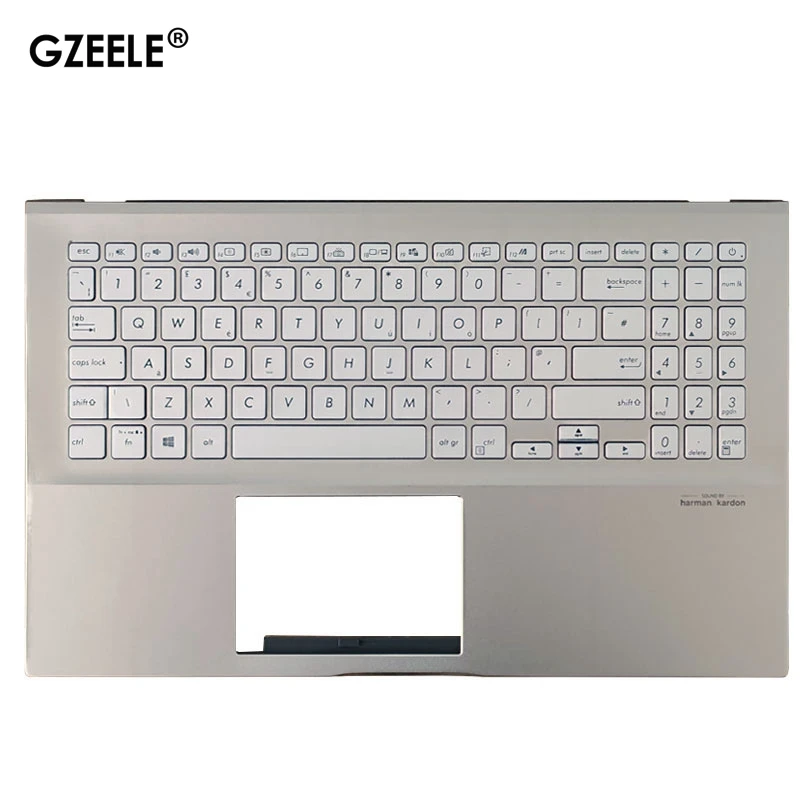 New US/RU Laptop Keyboard for ASUS X531 X531F X531FA S5500 S5500F S532F With Keyboard Bezel