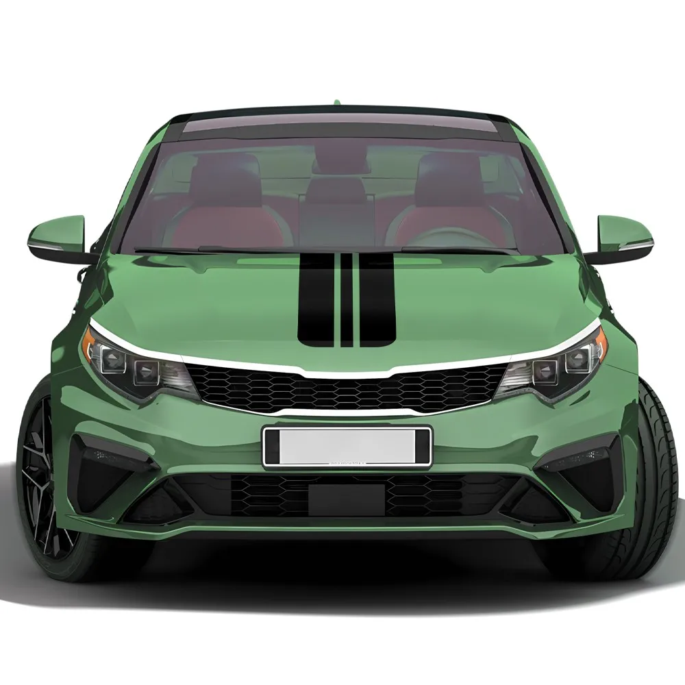 Decal Sticker Vinyl Car Hood Bonnet Racing Stripes Kit for Kia Optima 2010-Present