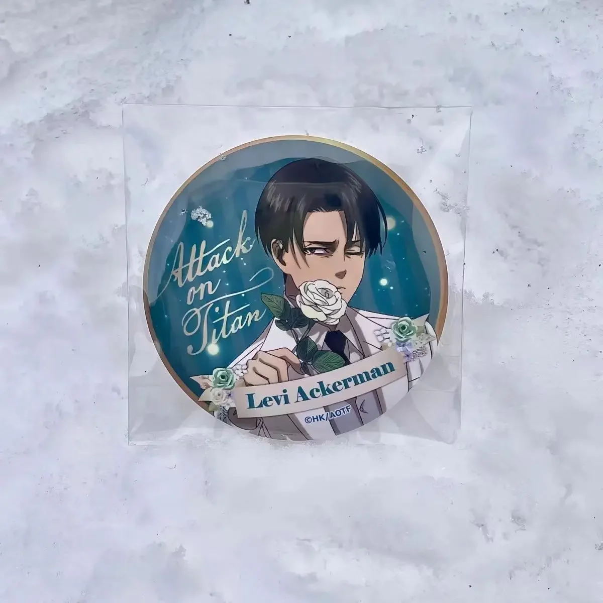 Anime Attack on Titan Levi Ackerman Cosplay Decoration Exquisite Badge Souvenir Cartoon Cute Ita-bag Pendant Xmas Birthday Gift