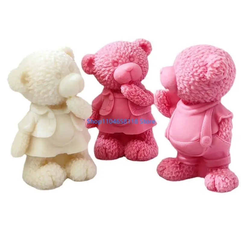 Bear Shaped Silicone Mold Resin Making Tool DIY Moulds Ornaments Hand-made Home Decorations Supplies