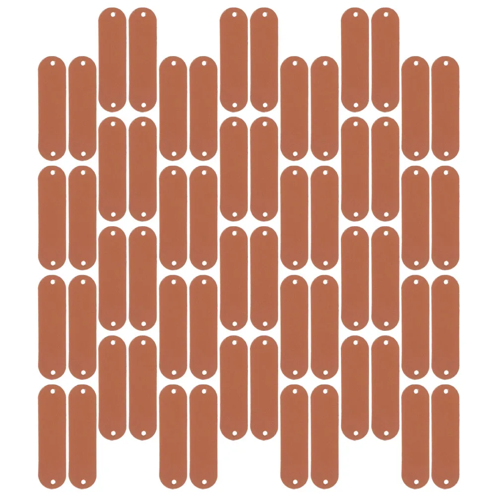 

100Pcs Blank Tags for Clothes Custom Label Patches for Sewing Crafts Knitting Jewelry DIY Accessories Decoration