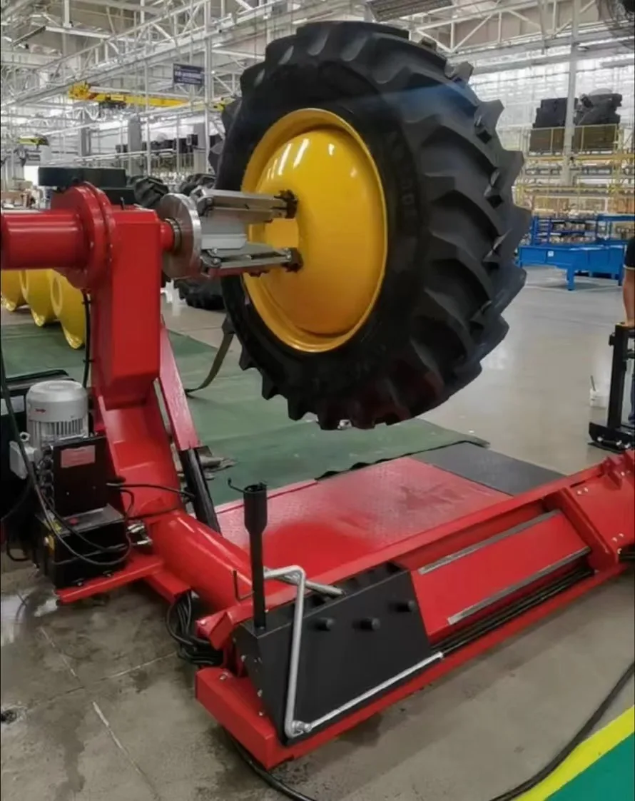 Big Rim 14'-56' Automatic Truck Tire Fitting Machine Loader Tire Changing Machine Hydraulic Big Truck Tire Changer