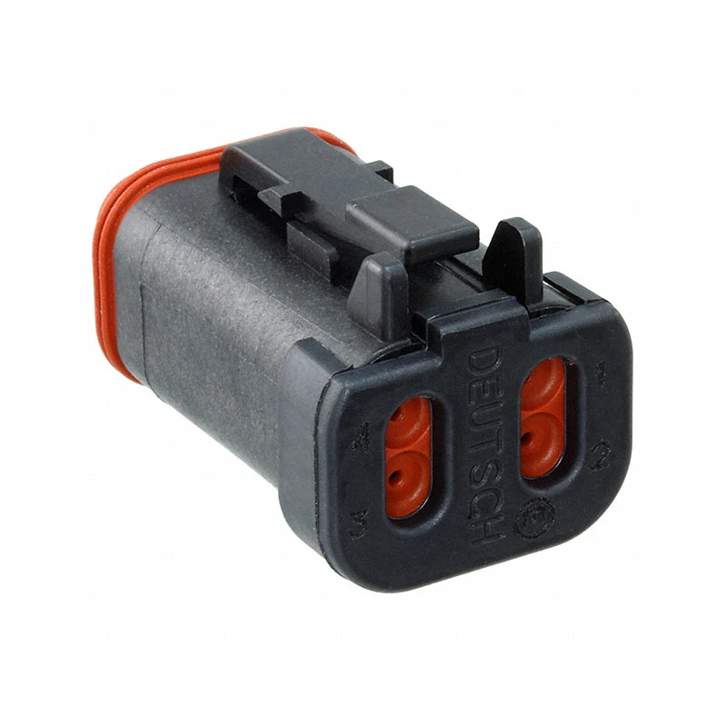 DT06-4S-CE02,Female Housing,DT06-4S-CE05,Wire-to-Wire Automotive Connector,4P,0.175 in Centerline,DT04-4P-CE03,Male,DT04-4P-CE09