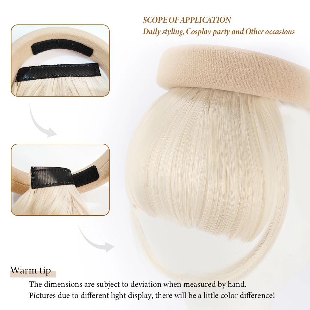 Extensions de Cheveux Synthétiques avec Pâte Magique pour Femme et Fille, Bandeau de Sauna, Perruques