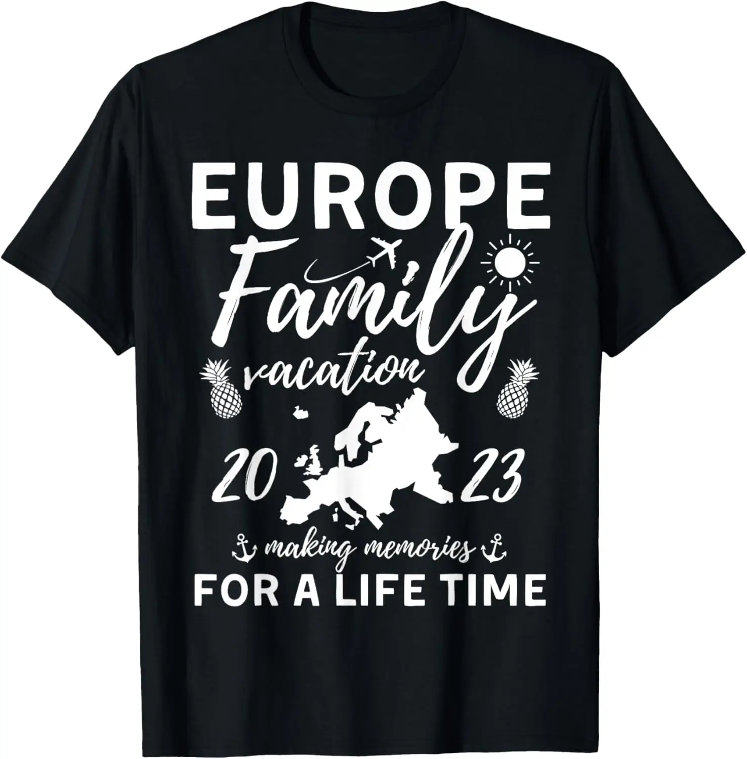 

Europe Family Vacation 2023 Reunion Trip Making Memories T-Shirt