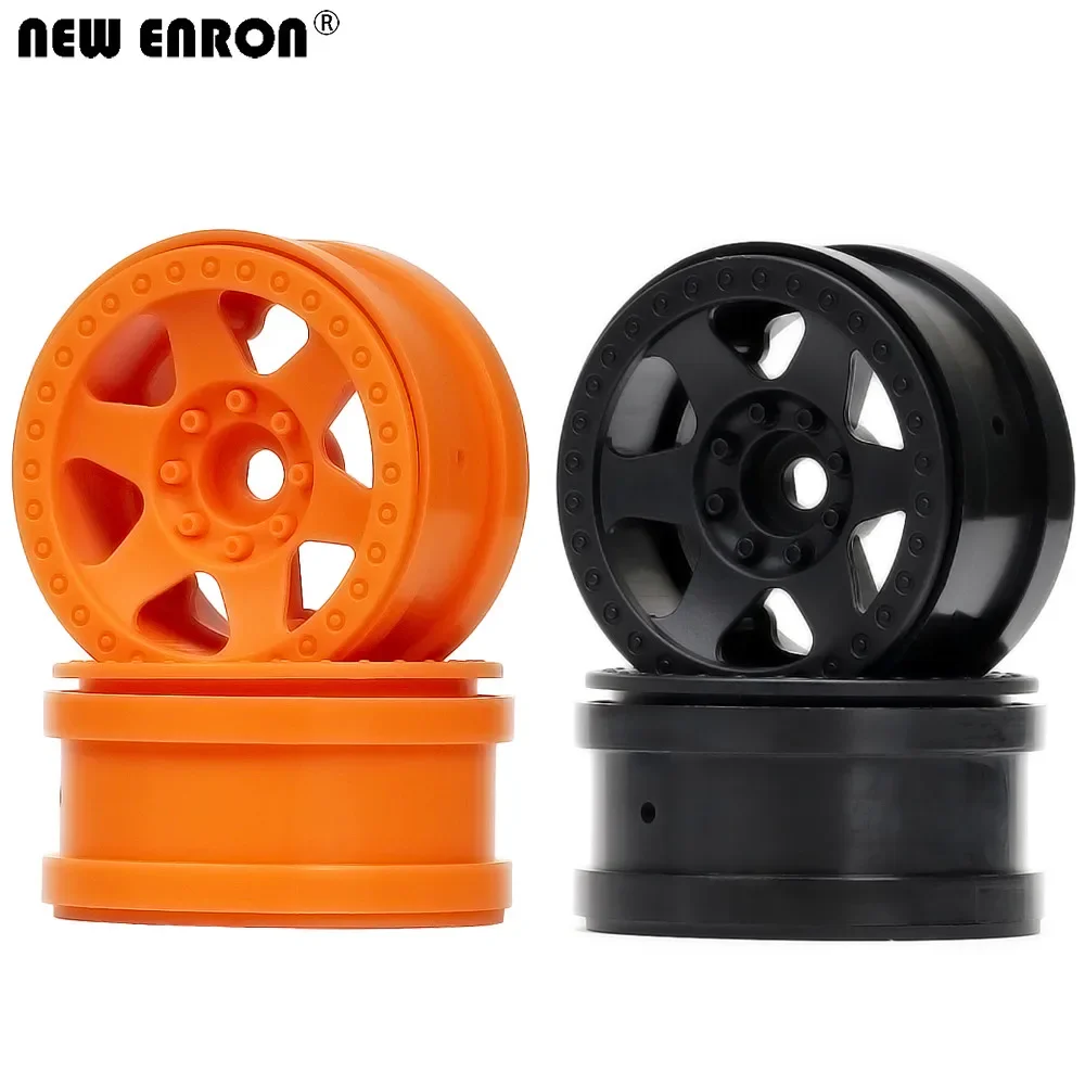 NEW ENRON 4Pcs 2.2inch 64x35mm Nylon Beadlock Wheel Rims Hub for 1/10 RC Rock Crawler Car TRAXXAS Axial SCX10 Wraith YETI RR10