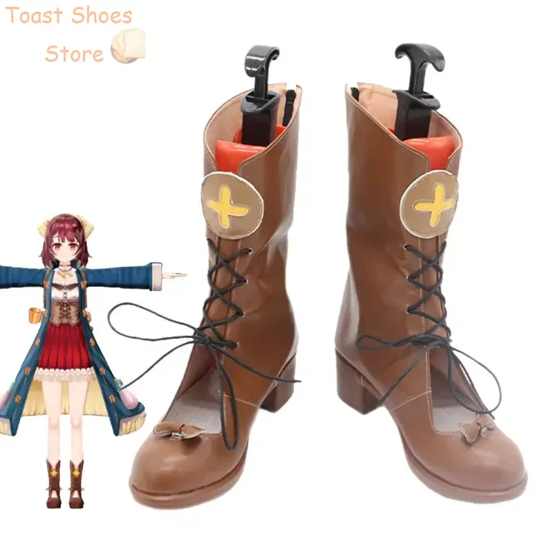 Sophie neuen muller cosplay schuhe pu lederschuhe halloween karnevals stiefel cosplay prop kostüm prop