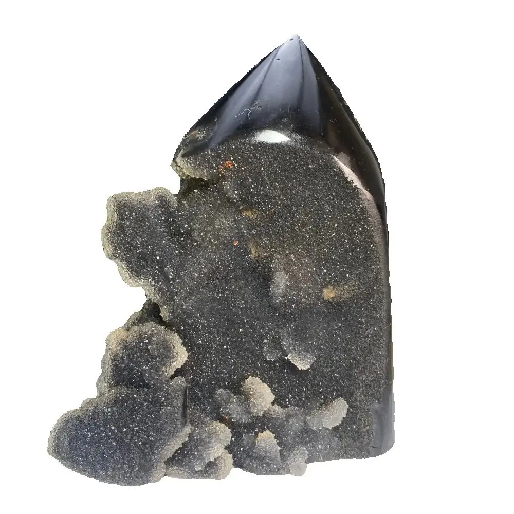 Natural Sphalerite Crystal Cluster Specimen - Sparkling Gem Ore Healing Stone Free Form Mineral for Home Decor
