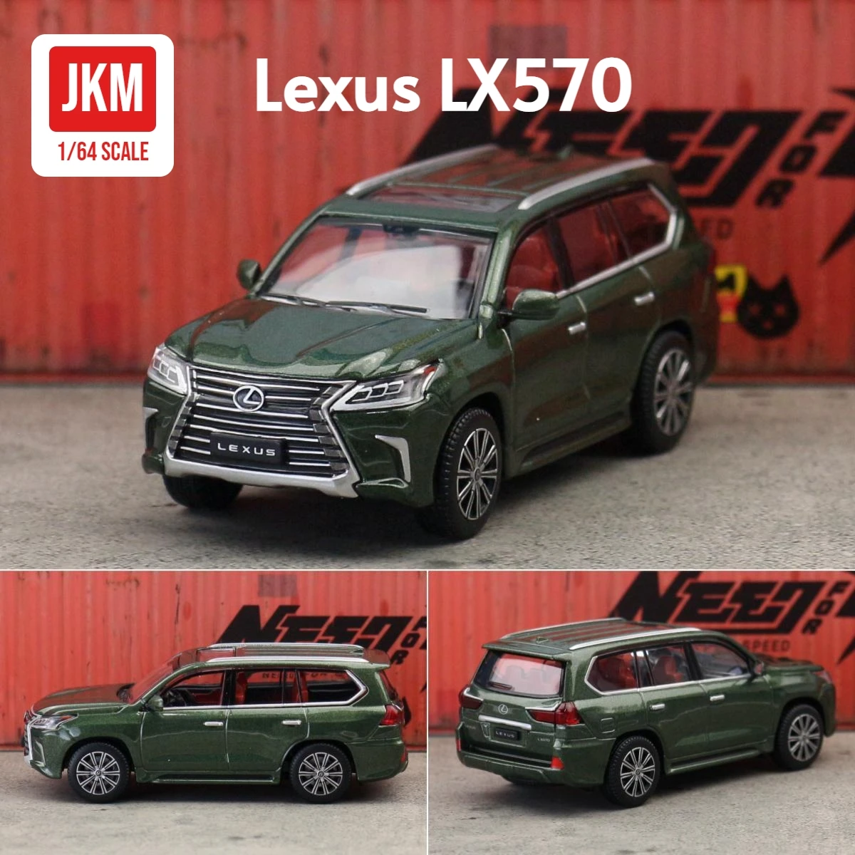 レクサス　Lx LX モデルカー SUV ミニカー 1:64 レクサス LX600 スポーツミニチュアモデル JKM 1/64 プレミアム