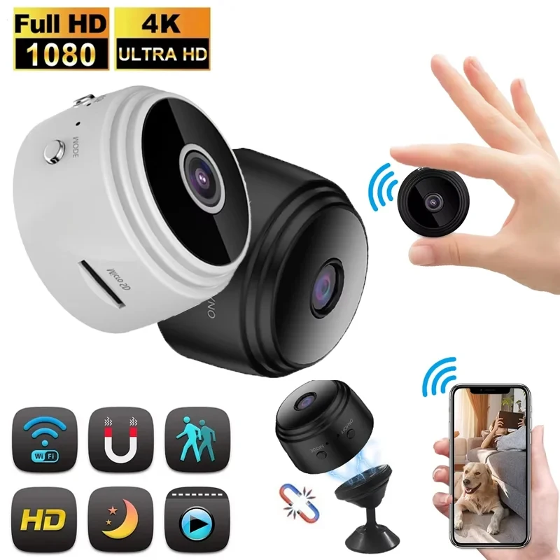 1080p HD Mini WiFi Camera Remote Wireless infrared Voice Recorder Video Camcorder Night Vision Home Security Surveillance Cam