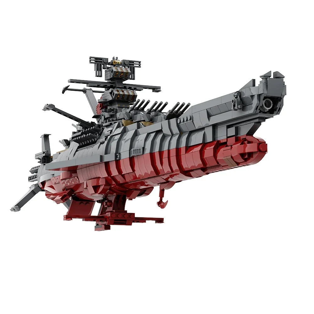 Gobricks Moc Space Battleship Yamato Astronave Mattoni Modello Arma Militare Nave Spaziale Modello Building Blocks Bambini Regali per Adulti