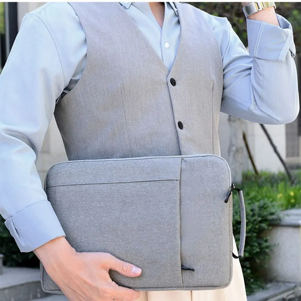 Handbag Multiple Compartments Tablet PC Bags Men Briefcases Office Document Pouch Business Laptop Package Laptop Protective Bag