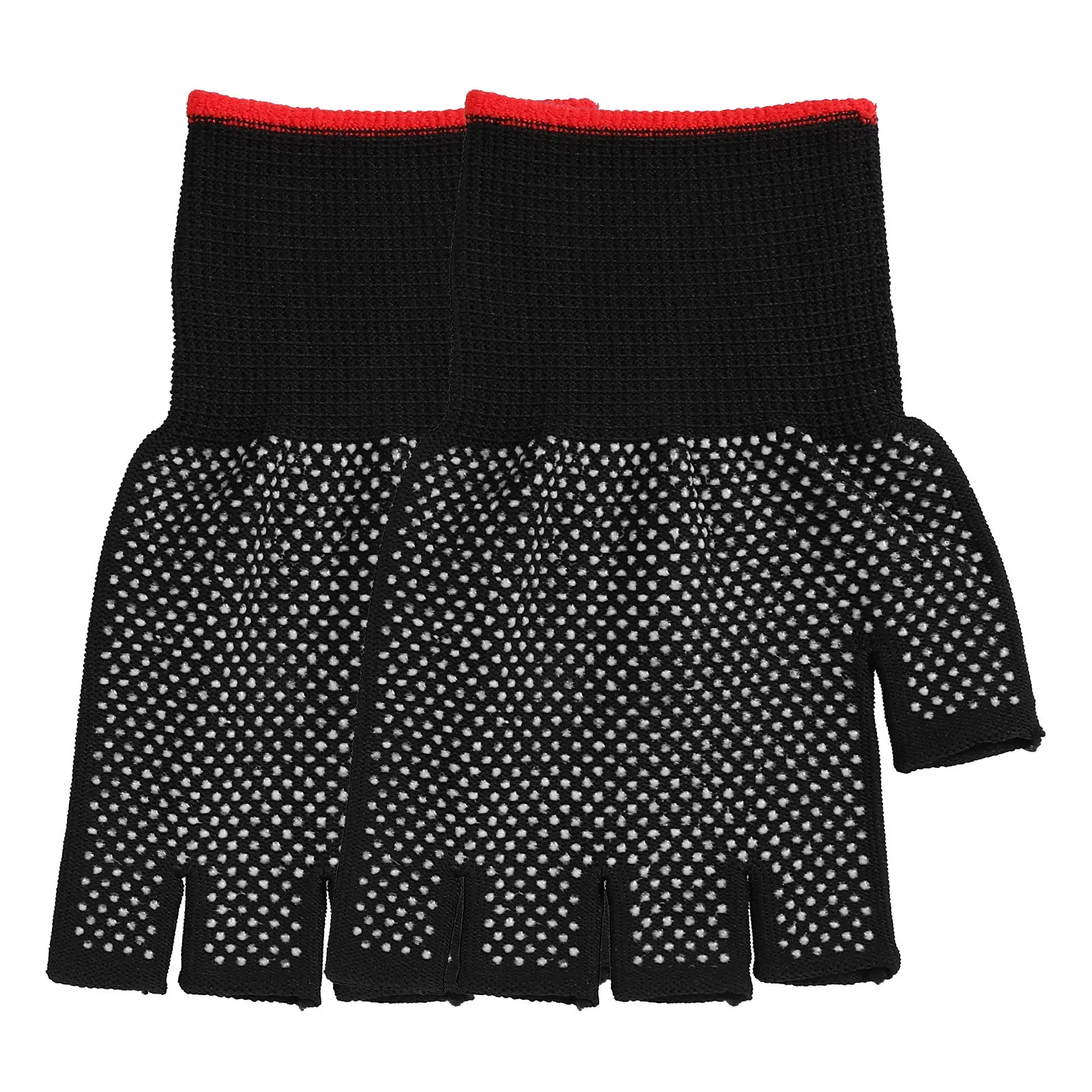 

2Pcs Half Finger Work Gloves Stylish Versatile Nylon Work Gloves for Heavy Duty Outdoor Warehouse Carrying Protective