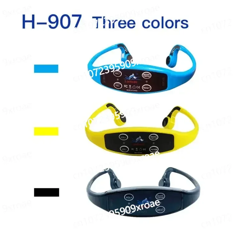 Swimming Training Waterproof Synchronized Swimming Earphone Bone Conduction Headset H907