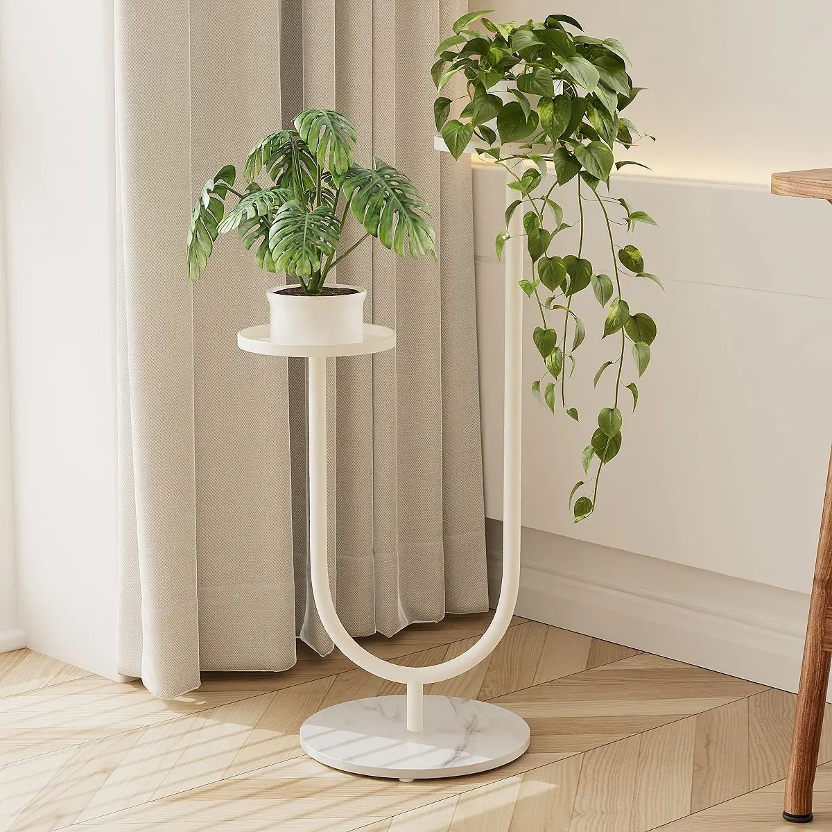 

Creative Metal Floor Stand Flower Rack Flowerpot Vases Holder Decorative Planters for Plants Display Shelves Balcony Furniture